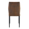 Kumasinova 37" Mid Century Dining Chairs Set of 4/6,Breathable PU Leather Kitchen Chairs with Shell Design,Ergonomic Kitchen Chairs with Backrest - 4 of 4