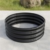 YONWAY Round Raised Garden Bed, Metal Outdoor Garden Raised Planter Box for Vegetables, Backyard, Patio and Planter, Black - 4 of 4