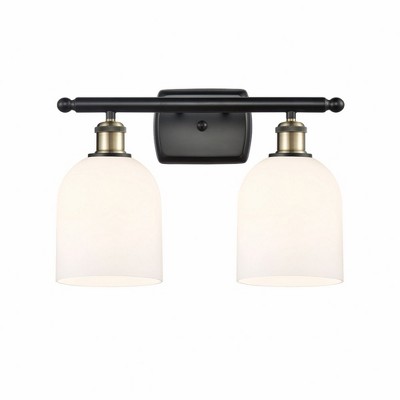 Innovations Lighting Bella 2 - Light Vanity in  Black Antique Brass