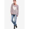 ellos Plus Size Love Sweater - 4 of 4