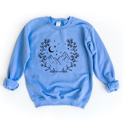 Simply Sage Market Women's Mountain Wreath Gildan Sweatshirt
