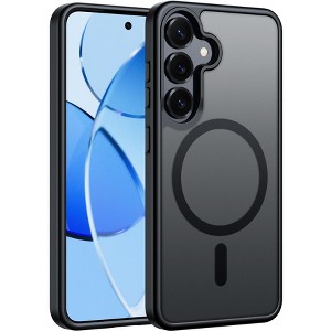 BONGEEK Samsung Galaxy S25,Shockproof Drop Protection for S25 Cover Matte Back Phone Cases for Samsung Galaxy S25-Black - 1 of 4