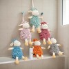 REGALWOVEN Cute Sheep Chenille Soft Absorbent Quick Drying Fuzzy Ball Hand Towel 9" x 13" 1 Pc - 4 of 4