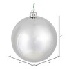Vickerman Silver Ball Ornament - 2 of 4