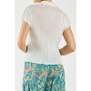 Women's Plisse Button Down Top - current air - 2 of 4