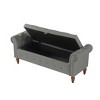 NicBex 63 Inch Storage Ottoman,Entryway Bench with Wood Legs for Bedroom and Living Room - 2 of 4