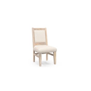 Taran Designs,Torrence Upholstered Solid Wood Accent Chair - 1 of 4