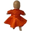 Doll Clothes Superstore Orange Party Dress Fits 14-15 Inch Baby Dolls - 4 of 4