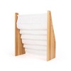 Kids' Supersize 6 Tier Bookrack White/Natural - Humble Crew: Sling Book Rack, MDF Frame, Divided Storage, 30" Height - 3 of 4