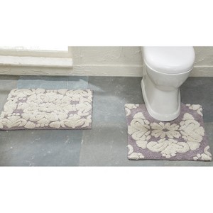 Medallion Collection 100% Cotton Tufted Bath Rug Set of 2 - Better Trends - 1 of 4