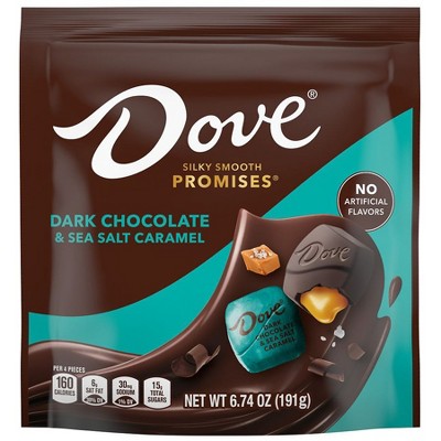 Dove Promises Candy Sea Salt And Caramel Dark Chocolate 6.74 oz