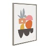 23" x 33" Sylvie Building Gardens by Kelly Knaga Framed Wall Canvas Gray - Kate & Laurel All Things Decor - 2 of 4