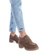 Carmela Collection, Women's Suede Heeled Oxfords 161133 - 2 of 3