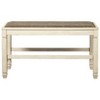 Bolanburg Counter Height Dining Room Bench Antique White - Signature Design by Ashley - image 3 of 4