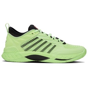 K-Swiss Men's Hypercourt Supreme 2 Tennis Shoe (Soft Neon Green/Black/Neon Lava) - 1 of 4
