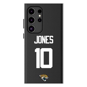 Keyscaper Mac Jones Jacksonville Jaguars 10 Game Tactic MagSafe Compatible Cell Phone Case for Galaxy S25 - 1 of 4