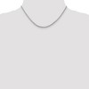 Black Bow Jewelry 2mm, 14k White Gold, Solid Franco Chain Necklace - 2 of 4