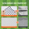 VEVOR Golf Net, 10x10ft Golf Practice Net, Indoor Hitting Net for Golf, Baseball, Hockey, Soccer, Heavy Duty Nylon DIY Ball Net - 3 of 4