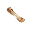 Unique Bargains Fashion Wrinkle Bow Hair Clips Gold Tone 1 Pc - 4 of 4