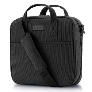 ZICOTO Beautiful 2-Inch 3-Ring Zipper Binder with Strap – Holds 500 Sheets, Laptop & Books – Premium Fabric, Extra Pockets, Great for School & Travel - 1 of 4