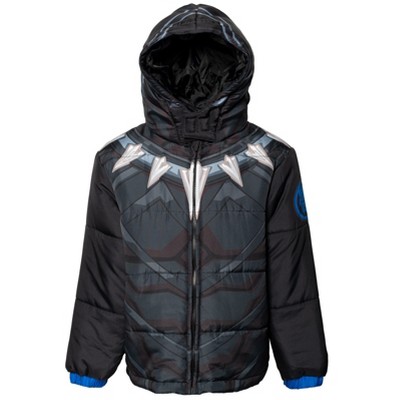 Marvel Zip Up Cosplay Winter Coat Puffer Jacket Little Kid to Big Kid