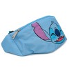 Disney Bag, Fanny Pack, Lilo and Stitch Stitch Ears Up Smiling Pose, Blue, Canvas - 2 of 4