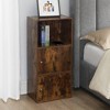 Extra Storage 2 Door Cabinet with Shelf Barnwood - Breighton Home: Magnetic Latches, Office & Bathroom Organizer - 2 of 4