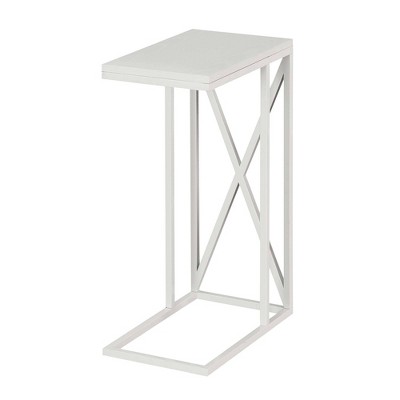 Tucson C End Table White/White - Breighton Home