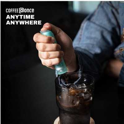 @Once Coffee Cold Brew Espresso Roast Single Serve Nitro Coffee Cartridges - 96g/6ct