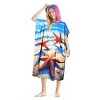 Catalonia Hooded Microfiber Beach Towels for Womens Mens Teens, Surf Cape Changing Towel Robe, Oversized Quick-Dry Beach Towel, One Size Fits All - 2 of 4