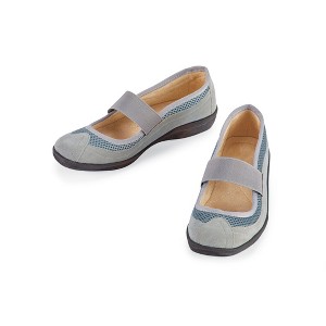 Collections Etc Womens Extra-Wide Width Mary Jane Strap Shoes - 1 of 4