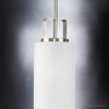 Urban Ambiance Luxury Modern Pendant 11''H x 5''W,  Brushed Nickel Finish,  Broome Collection, UHP4103 - 4 of 4