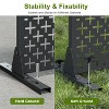 Dovelina Metal Outdoor Privacy Screen Freestanding Garden Privacy Screen - 4 of 4