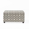 Tempe Storage Ottoman: Christopher Knight Home, No Assembly, Polyester Upholstery, Hardwood Frame - 18.5" Height - 2 of 4
