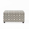 Tempe Storage Ottoman: Christopher Knight Home, No Assembly, Polyester Upholstery, Hardwood Frame - 18.5" Height - image 2 of 4