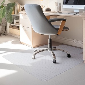 Yescom Office Desk Chair Mat for Carpets Low Pile 36" x 48" PVC Floor Mat Protector - 1 of 4