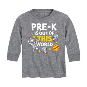 Boys' - Dr. Seuss - Pre-K Out Of This World Cat in the Hat Long Sleeve Graphic T-Shirt - 1 of 4