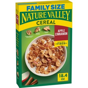 Nature Valley Apple Cinnamon Family Size Breakfast Cereal - 18.4oz - 1 of 4