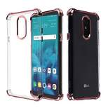 ASMYNA For LG Stylo 4/Stylo 4 Plus Clear Rose Gold Klarion Candy TPU Case