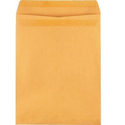 HITOUCH BUSINESS SERVICES Self Seal Catalog Envelopes 12" x 15.5" Brown 100/Box 534826/17102