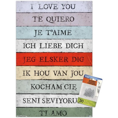 clear push pins bundle