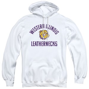 Western Illinois University Official Leathernecks Logo Adult Pull-Over Hoodie - 1 of 4