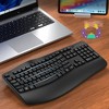 Evo Bytes Ergonomic Wireless Keyboard With Wrist Rest - 3 of 4