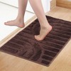 REGALWOVEN Geometry Pattern Soft Shaggy Absorbent Non Slip Shaggy Bath Floor Mat 1 Pc - 2 of 4