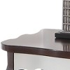 Acme Furniture Mathias Accent Table White/Walnut Finish - 3 of 4