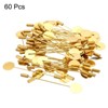 Unique Bargains Metal Decorative DIY Women's Clothing Dress Round Sewing Brooch Pins 60 Pcs - 3 of 4