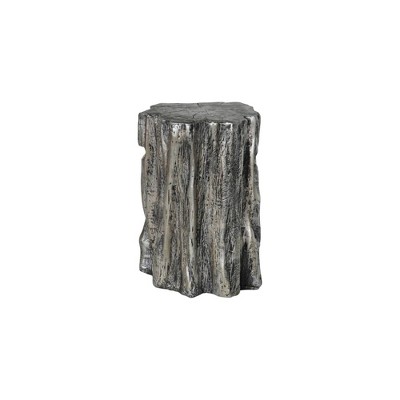 Bremen Accent Stool Antique Silver - Alder Bay