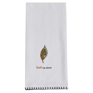 Split P Leaf Me Alone Sentiment Dishtowel Set of 2 - 1 of 3