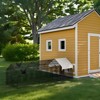 Large Walk-in Metal Chicken Coop for 10 Chickens, Heavy Duty Reinforced Wire Mesh Run, Outdoor Poultry Pen for Chickens, Ducks - 3 of 4