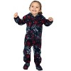 Footed Pajamas - Winter Whiteout Toddler Hoodie Fleece One Piece - 4 of 4
